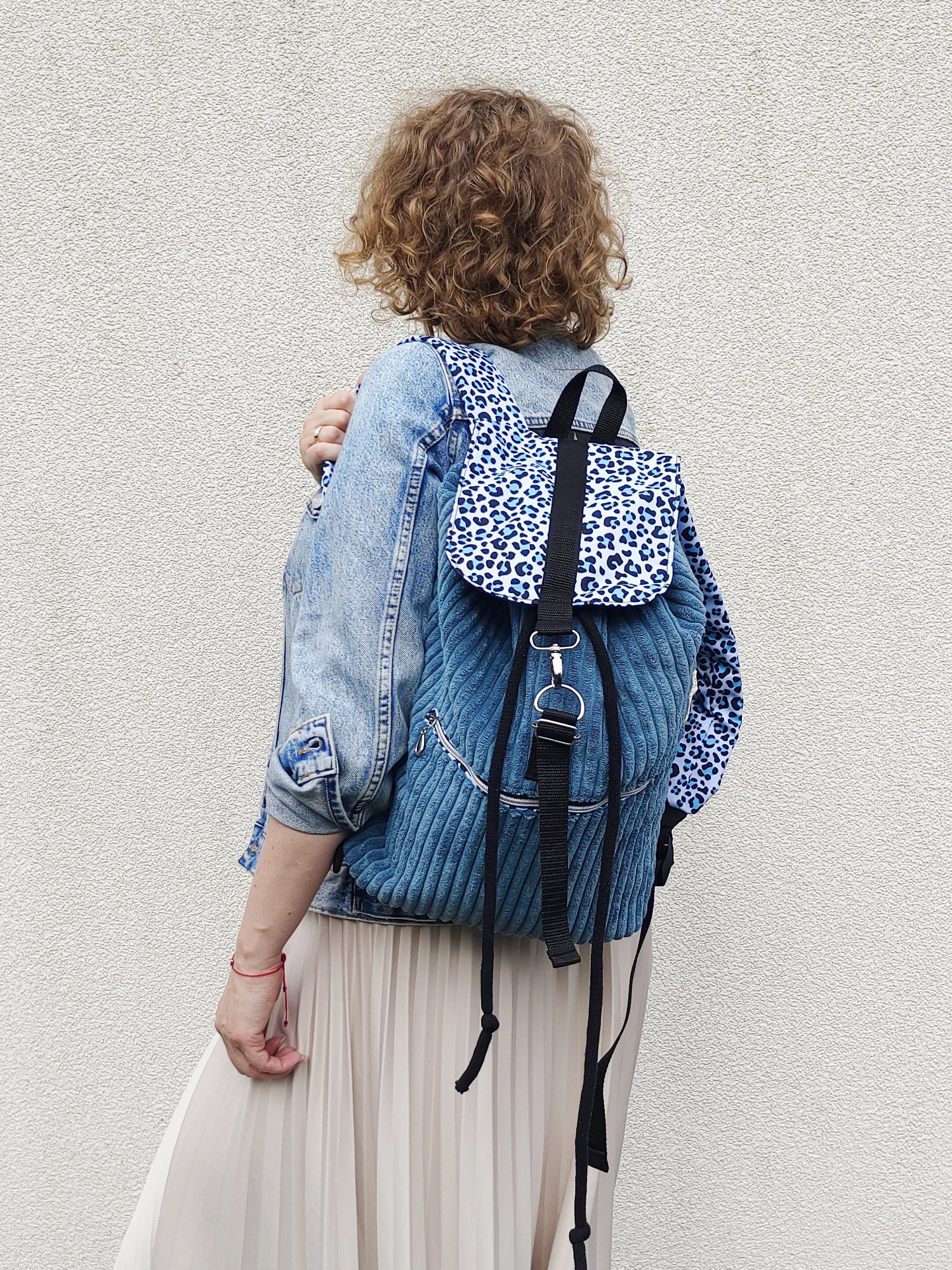 Plecak Niebieska panterka